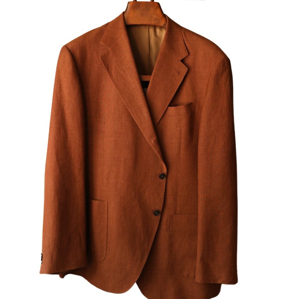 Loro Piana/Solbiati Tobacco Suit Big & Tall 52L – Fully Canvassed Retail: $2,200